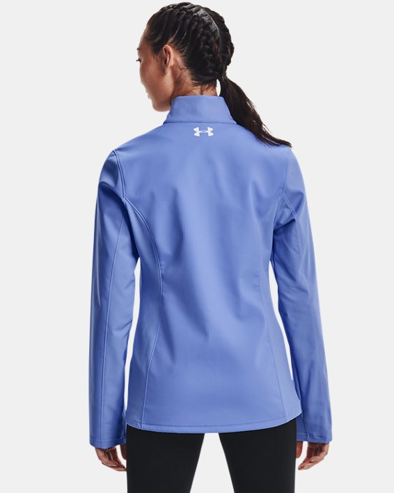 Women's UA Storm ColdGear® Infrared Shield Jacket, Purple, pdpMainDesktop image number 1